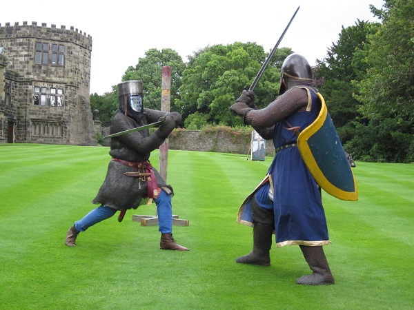 Skipton Castle in background